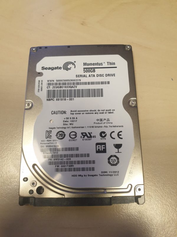 Seagate 500GB HDD